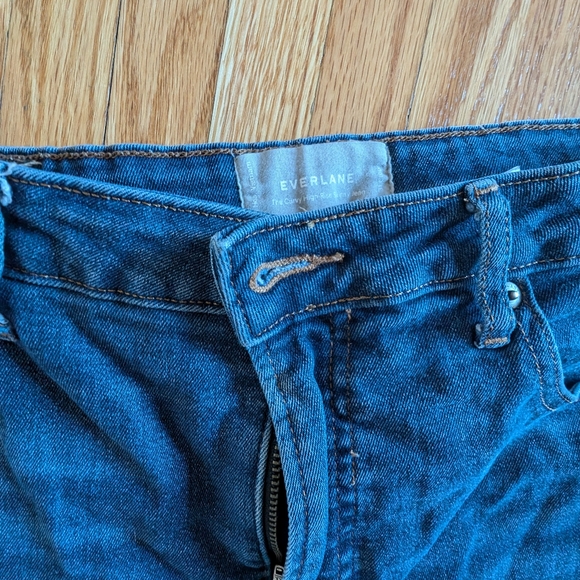 EVERLANE - Hourglass High Rise Medium Wash Skinny Jean Sz 31 - Picture 3 of 8